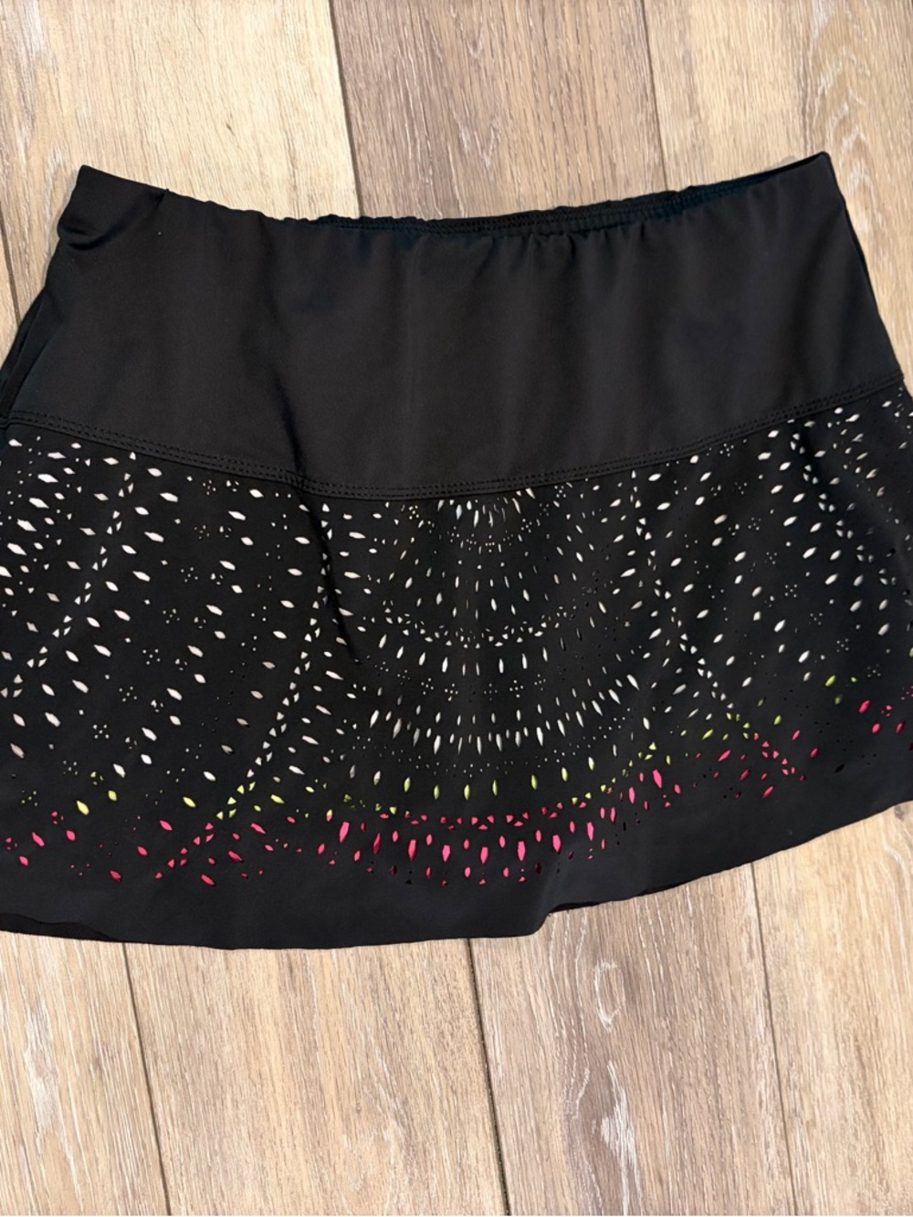 Lucky in Love Black Tennis Skirt SZ M